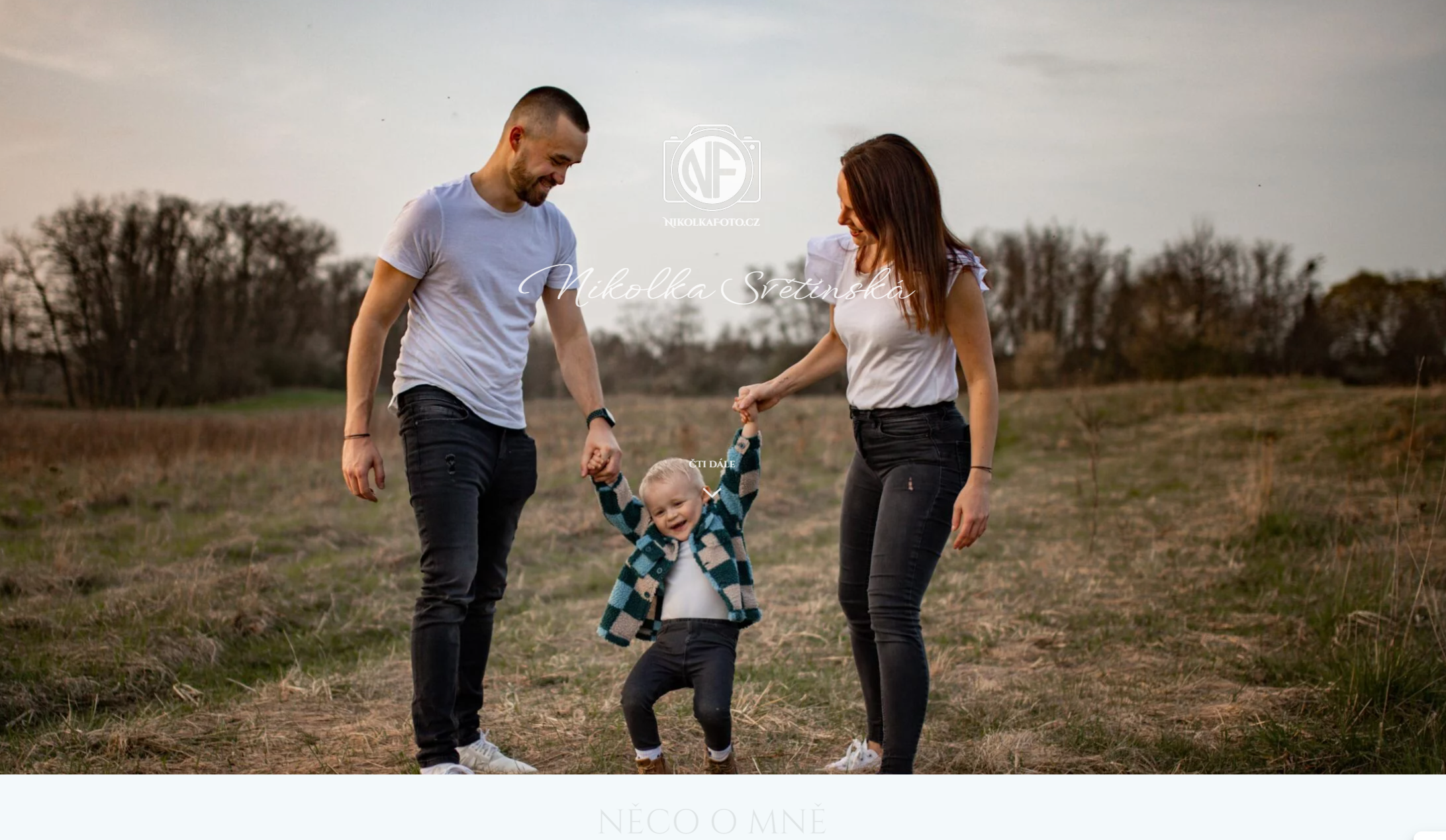 nikolkafoto.cz - náhled webu