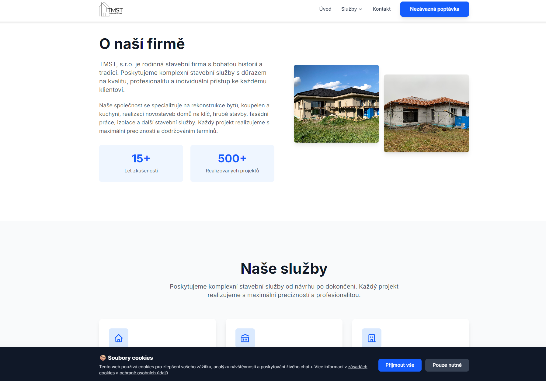 tmst.cz - náhled webu